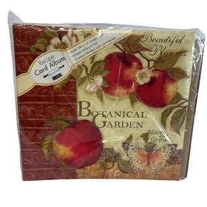 LANG Recipe Card Album Botanical Garden Beautiful Blooms New Sealed